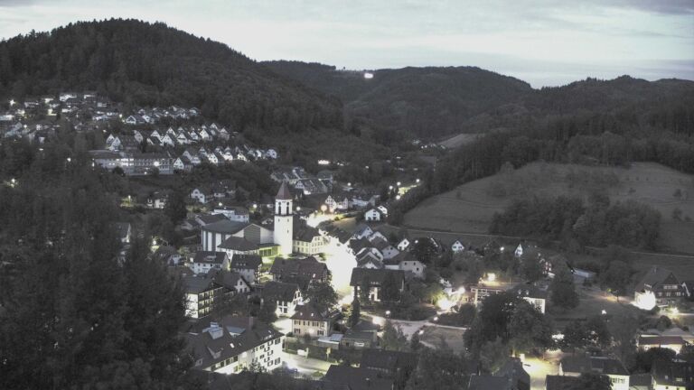 Dieses Bild zeigt eine Webcam-Aufnahme von Ottenhöfen, aufgenommen am Montag, den 24.08.2026 um 05:50 Uhr