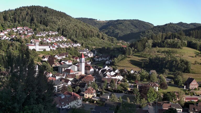 Dieses Bild zeigt eine Webcam-Aufnahme von Ottenhöfen, aufgenommen am Samstag, den 04.07.2026 um 20:00 Uhr