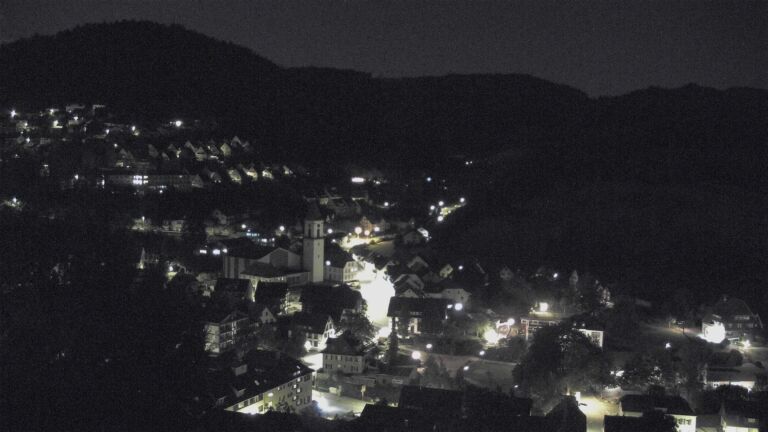 Dieses Bild zeigt eine Webcam-Aufnahme von Ottenhöfen, aufgenommen am Mittwoch, den 02.09.2026 um 01:00 Uhr