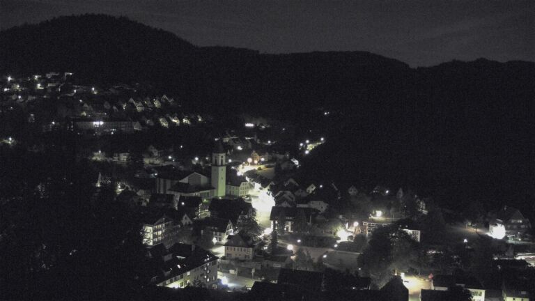 Dieses Bild zeigt eine Webcam-Aufnahme von Ottenhöfen, aufgenommen am Freitag, den 25.09.2026 um 05:00 Uhr