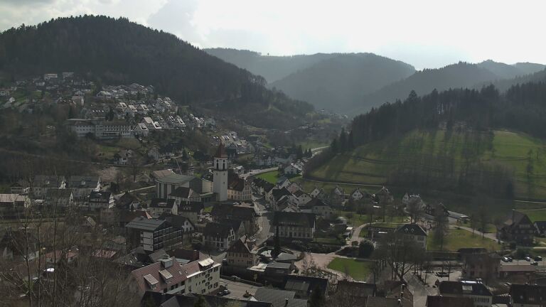 Dieses Bild zeigt eine Webcam-Aufnahme von Ottenhöfen, aufgenommen am Montag, den 09.03.2026 um 12:50 Uhr