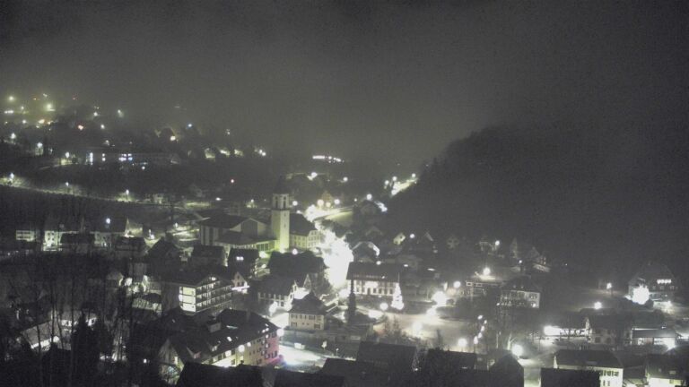 Dieses Bild zeigt eine Webcam-Aufnahme von Ottenhöfen, aufgenommen am Samstag, den 27.12.2025 um 06:00 Uhr