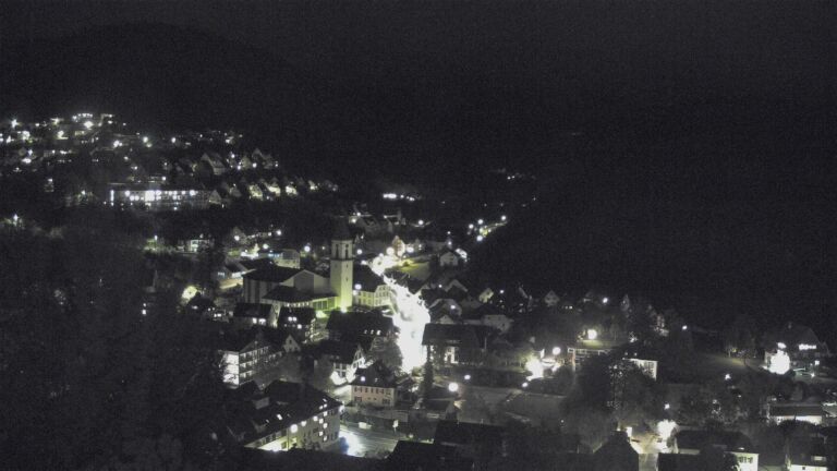 Dieses Bild zeigt eine Webcam-Aufnahme von Ottenhöfen, aufgenommen am Mittwoch, den 21.10.2026 um 20:50 Uhr