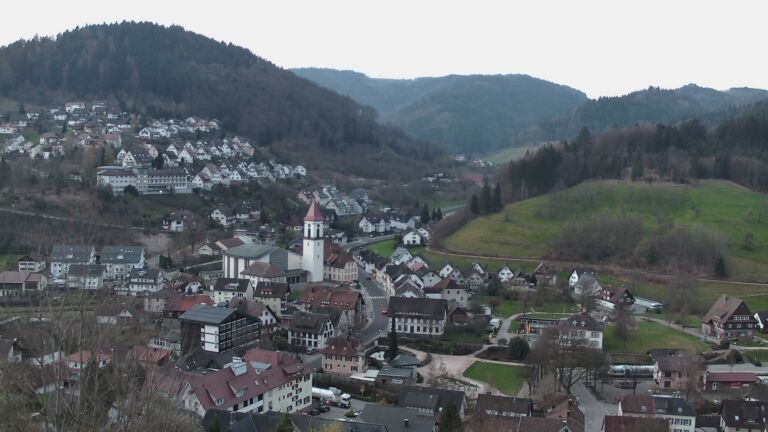 Dieses Bild zeigt eine Webcam-Aufnahme von Ottenhöfen, aufgenommen am Mittwoch, den 25.03.2026 um 06:10 Uhr