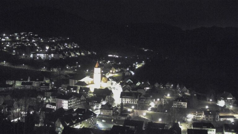 Dieses Bild zeigt eine Webcam-Aufnahme von Ottenhöfen, aufgenommen am Dienstag, den 17.02.2026 um 20:50 Uhr