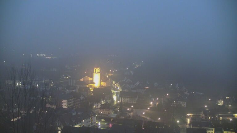 Dieses Bild zeigt eine Webcam-Aufnahme von Ottenhöfen, aufgenommen am Mittwoch, den 28.01.2026 um 17:40 Uhr