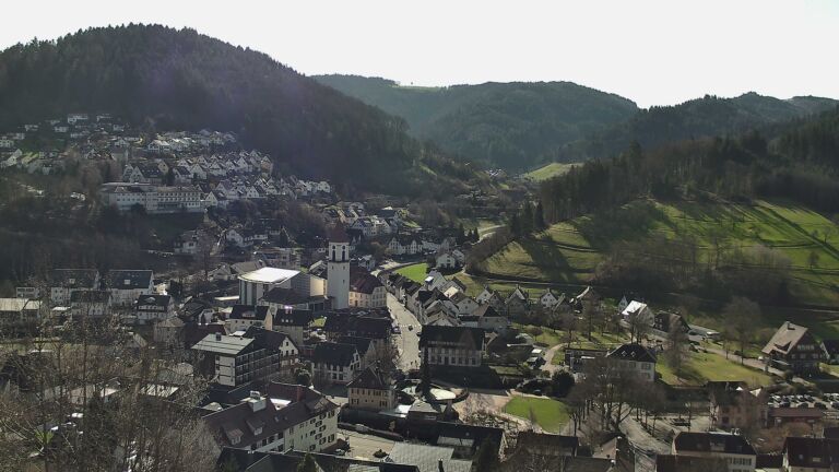 Dieses Bild zeigt eine Webcam-Aufnahme von Ottenhöfen, aufgenommen am Freitag, den 27.02.2026 um 11:00 Uhr