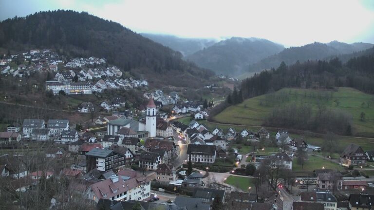 Dieses Bild zeigt eine Webcam-Aufnahme von Ottenhöfen, aufgenommen am Donnerstag, den 12.03.2026 um 06:30 Uhr