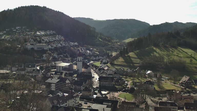 Dieses Bild zeigt eine Webcam-Aufnahme von Ottenhöfen, aufgenommen am Donnerstag, den 26.02.2026 um 11:10 Uhr