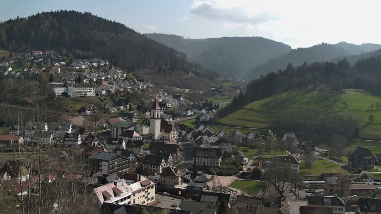 Dieses Bild zeigt eine Webcam-Aufnahme von Ottenhöfen, aufgenommen am Sonntag, den 22.03.2026 um 14:40 Uhr