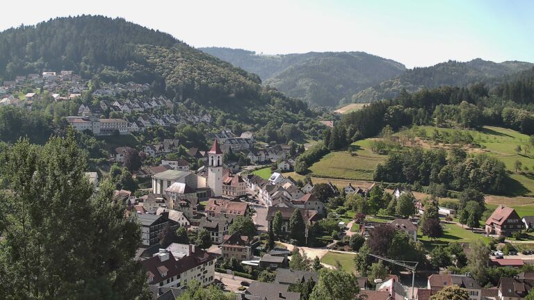 Dieses Bild zeigt eine Webcam-Aufnahme von Ottenhöfen, aufgenommen am Mittwoch, den 24.06.2026 um 10:10 Uhr