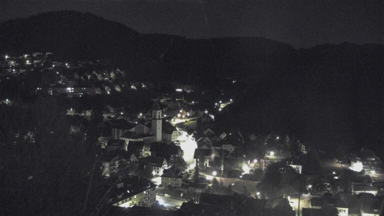 Dieses Bild zeigt eine Webcam-Aufnahme von Ottenhöfen, aufgenommen am Dienstag, den 07.07.2026 um 02:00 Uhr