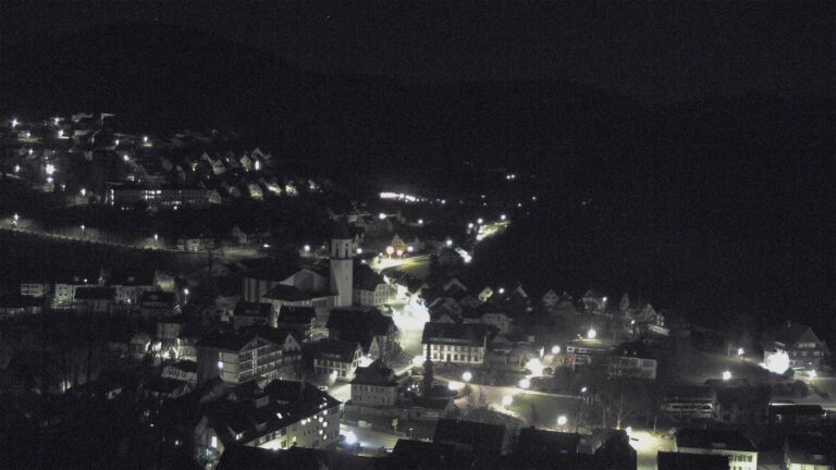 Dieses Bild zeigt eine Webcam-Aufnahme von Ottenhöfen, aufgenommen am Freitag, den 20.03.2026 um 03:30 Uhr