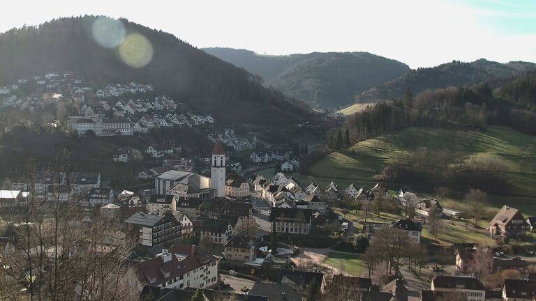 Dieses Bild zeigt eine Webcam-Aufnahme von Ottenhöfen, aufgenommen am Donnerstag, den 26.02.2026 um 09:20 Uhr