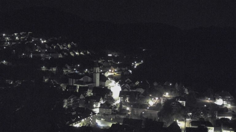 Dieses Bild zeigt eine Webcam-Aufnahme von Ottenhöfen, aufgenommen am Mittwoch, den 12.08.2026 um 00:30 Uhr