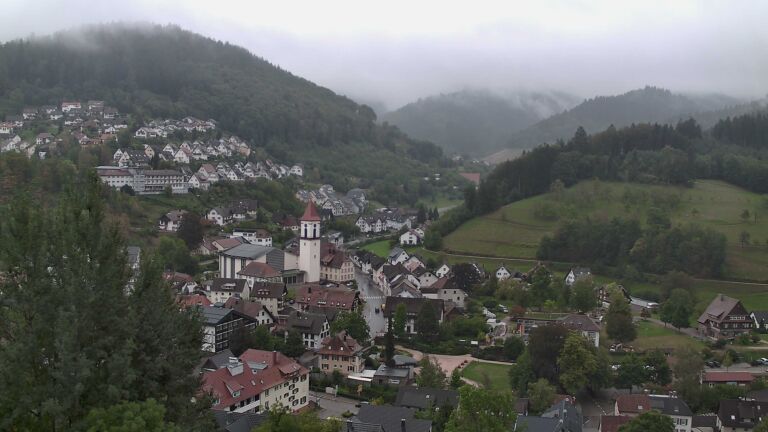 Dieses Bild zeigt eine Webcam-Aufnahme von Ottenhöfen, aufgenommen am Mittwoch, den 16.09.2026 um 11:50 Uhr