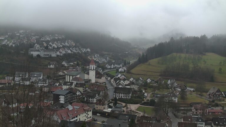 Dieses Bild zeigt eine Webcam-Aufnahme von Ottenhöfen, aufgenommen am Freitag, den 20.02.2026 um 10:30 Uhr