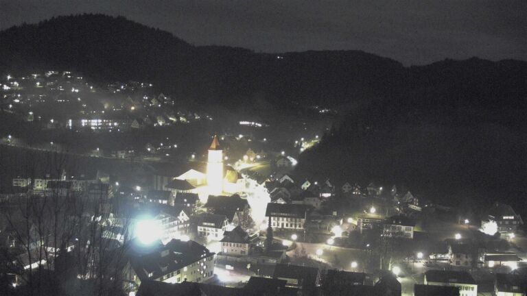 Dieses Bild zeigt eine Webcam-Aufnahme von Ottenhöfen, aufgenommen am Montag, den 02.02.2026 um 20:40 Uhr