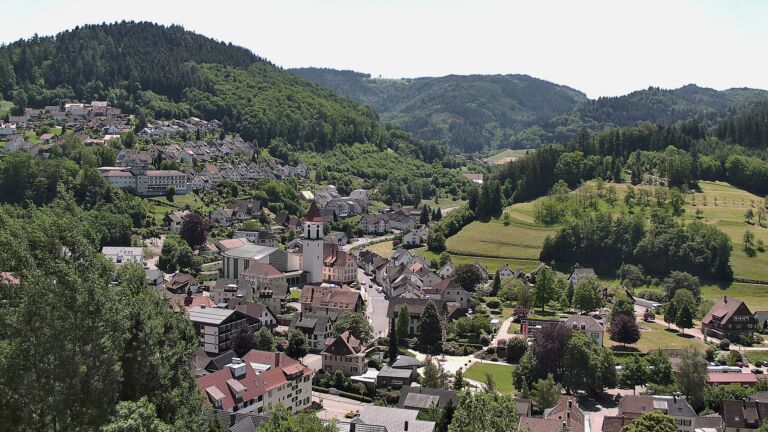 Dieses Bild zeigt eine Webcam-Aufnahme von Ottenhöfen, aufgenommen am Freitag, den 29.05.2026 um 13:00 Uhr