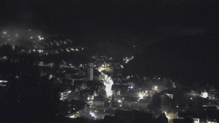Dieses Bild zeigt eine Webcam-Aufnahme von Ottenhöfen, aufgenommen am Mittwoch, den 14.10.2026 um 04:30 Uhr