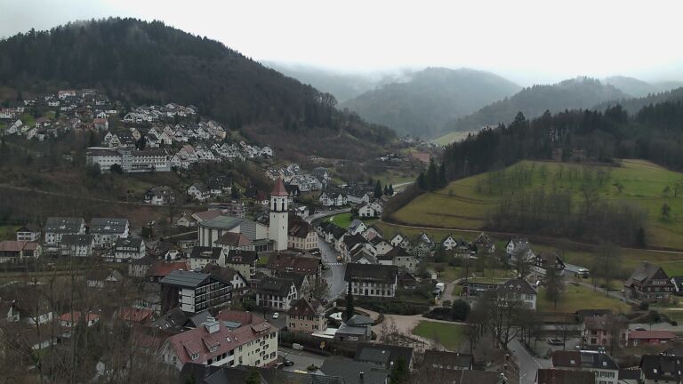 Dieses Bild zeigt eine Webcam-Aufnahme von Ottenhöfen, aufgenommen am Freitag, den 20.02.2026 um 15:00 Uhr