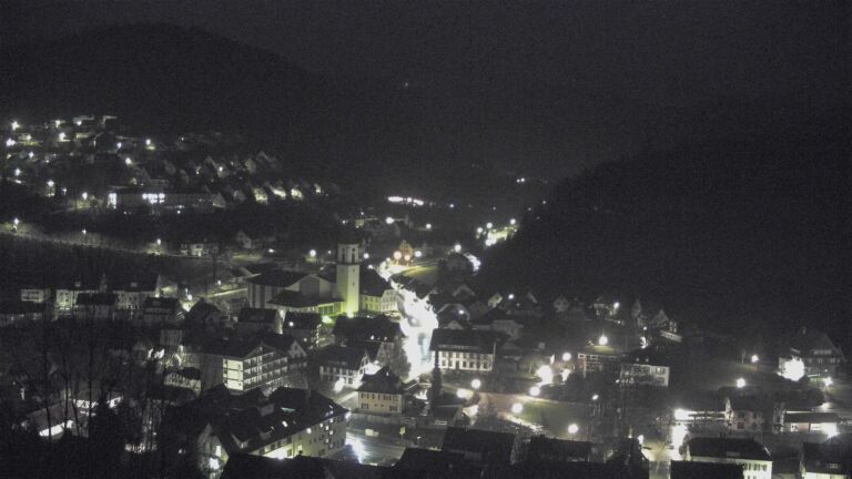 Dieses Bild zeigt eine Webcam-Aufnahme von Ottenhöfen, aufgenommen am Samstag, den 14.03.2026 um 05:50 Uhr