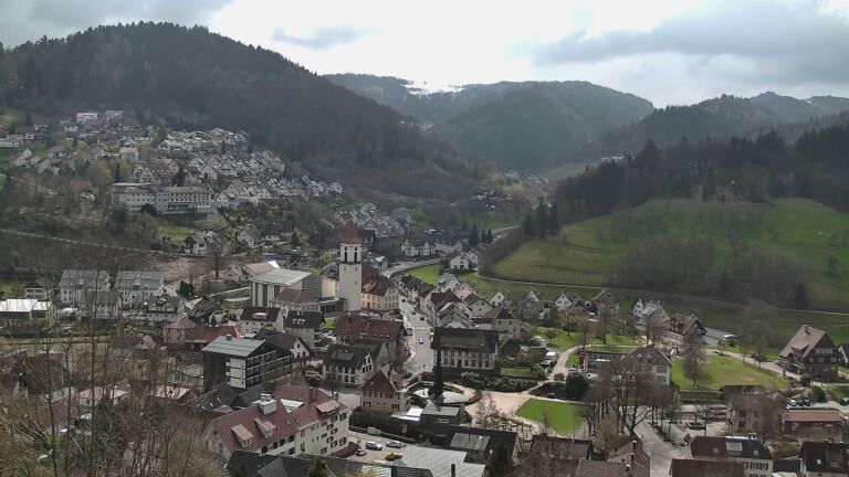 Dieses Bild zeigt eine Webcam-Aufnahme von Ottenhöfen, aufgenommen am Freitag, den 27.03.2026 um 11:40 Uhr