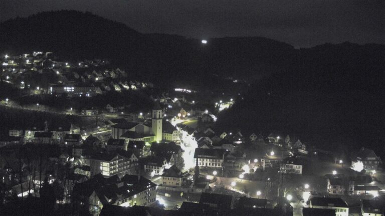 Dieses Bild zeigt eine Webcam-Aufnahme von Ottenhöfen, aufgenommen am Montag, den 02.02.2026 um 05:50 Uhr