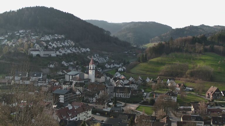 Dieses Bild zeigt eine Webcam-Aufnahme von Ottenhöfen, aufgenommen am Dienstag, den 24.03.2026 um 07:50 Uhr