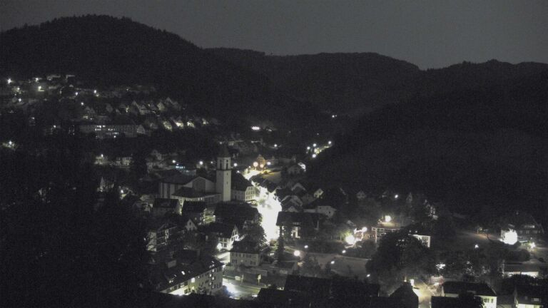 Dieses Bild zeigt eine Webcam-Aufnahme von Ottenhöfen, aufgenommen am Freitag, den 28.08.2026 um 03:00 Uhr