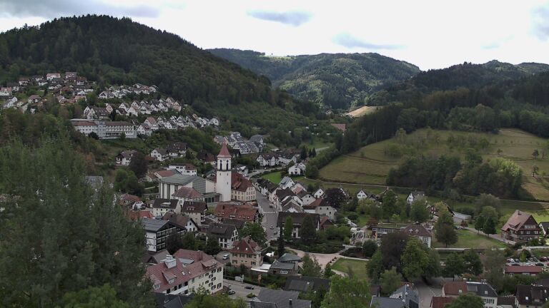 Dieses Bild zeigt eine Webcam-Aufnahme von Ottenhöfen, aufgenommen am Samstag, den 05.09.2026 um 11:50 Uhr