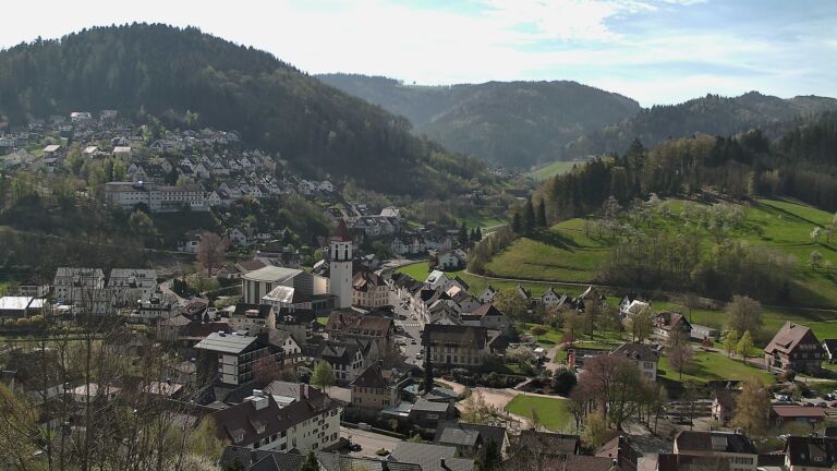 Dieses Bild zeigt eine Webcam-Aufnahme von Ottenhöfen, aufgenommen am Samstag, den 11.04.2026 um 10:50 Uhr