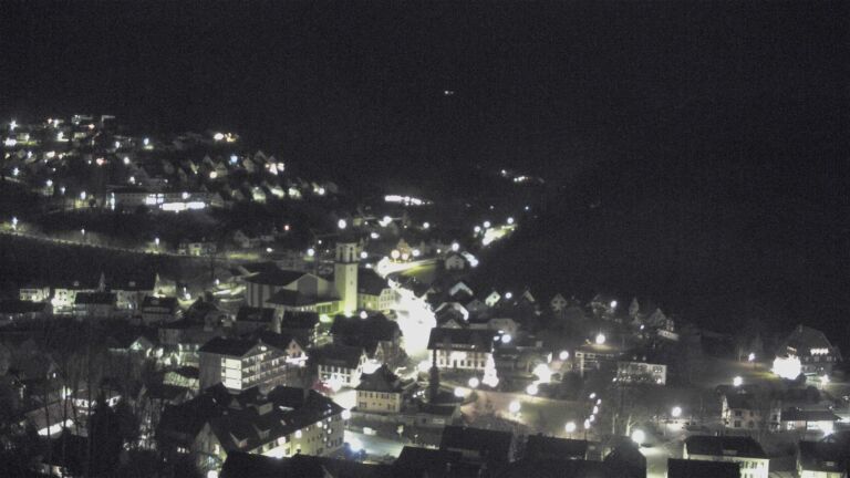 Dieses Bild zeigt eine Webcam-Aufnahme von Ottenhöfen, aufgenommen am Mittwoch, den 24.12.2025 um 06:50 Uhr