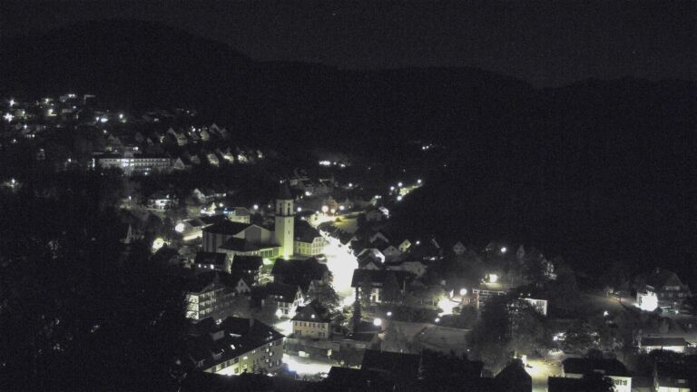 Dieses Bild zeigt eine Webcam-Aufnahme von Ottenhöfen, aufgenommen am Freitag, den 16.10.2026 um 05:50 Uhr