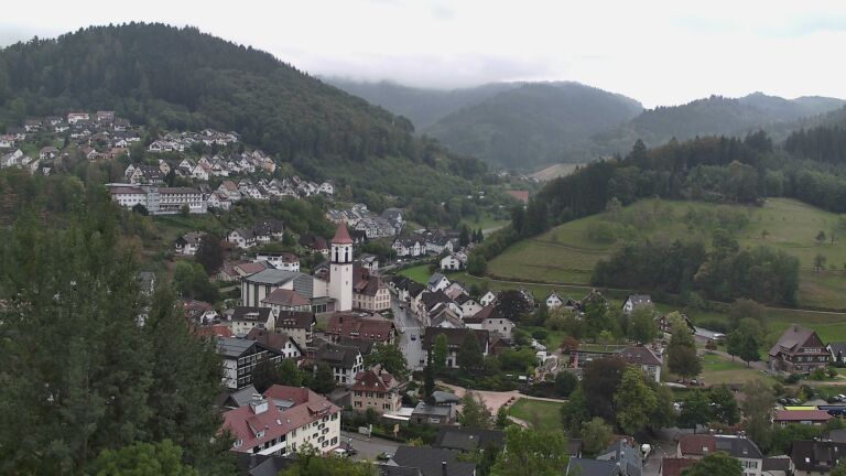 Dieses Bild zeigt eine Webcam-Aufnahme von Ottenhöfen, aufgenommen am Mittwoch, den 16.09.2026 um 09:50 Uhr