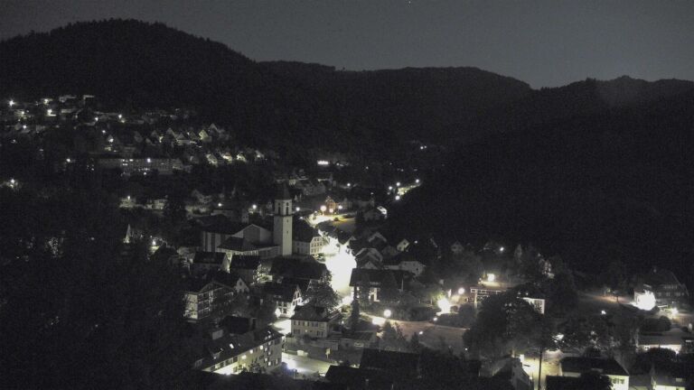 Dieses Bild zeigt eine Webcam-Aufnahme von Ottenhöfen, aufgenommen am Mittwoch, den 29.07.2026 um 03:00 Uhr