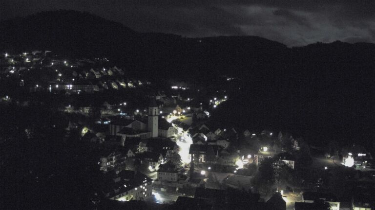 Dieses Bild zeigt eine Webcam-Aufnahme von Ottenhöfen, aufgenommen am Donnerstag, den 22.10.2026 um 00:00 Uhr