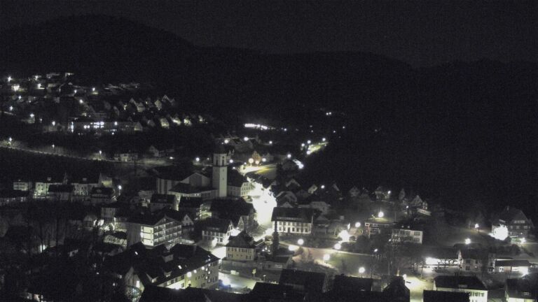 Dieses Bild zeigt eine Webcam-Aufnahme von Ottenhöfen, aufgenommen am Freitag, den 13.03.2026 um 04:30 Uhr