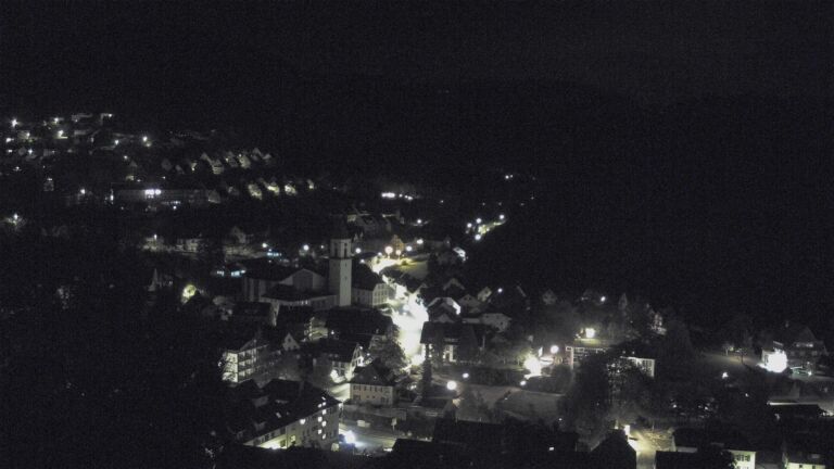 Dieses Bild zeigt eine Webcam-Aufnahme von Ottenhöfen, aufgenommen am Donnerstag, den 22.10.2026 um 04:30 Uhr