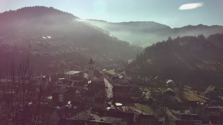 Dieses Bild zeigt eine Webcam-Aufnahme von Ottenhöfen, aufgenommen am Donnerstag, den 05.02.2026 um 11:10 Uhr