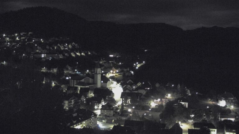 Dieses Bild zeigt eine Webcam-Aufnahme von Ottenhöfen, aufgenommen am Dienstag, den 01.09.2026 um 00:00 Uhr