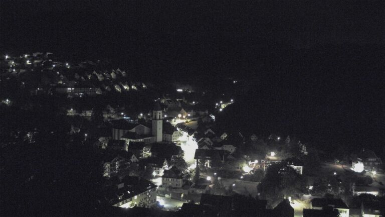 Dieses Bild zeigt eine Webcam-Aufnahme von Ottenhöfen, aufgenommen am Samstag, den 22.08.2026 um 03:00 Uhr