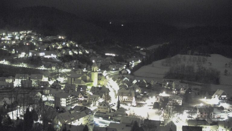 Dieses Bild zeigt eine Webcam-Aufnahme von Ottenhöfen, aufgenommen am Freitag, den 02.01.2026 um 06:50 Uhr