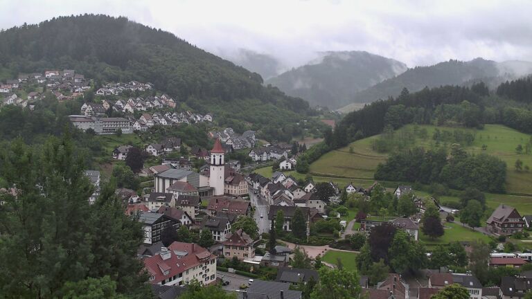 Dieses Bild zeigt eine Webcam-Aufnahme von Ottenhöfen, aufgenommen am Dienstag, den 09.06.2026 um 07:10 Uhr