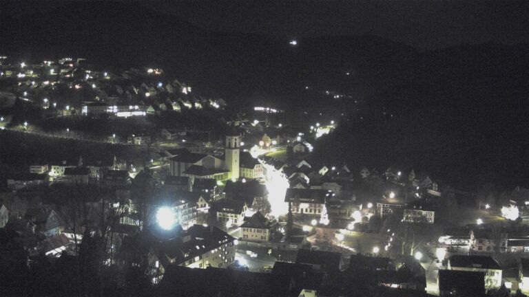 Dieses Bild zeigt eine Webcam-Aufnahme von Ottenhöfen, aufgenommen am Samstag, den 20.12.2025 um 06:40 Uhr