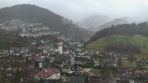 Dieses Bild zeigt eine Webcam-Aufnahme von Ottenhöfen, aufgenommen am Dienstag, den 24.02.2026 um 11:50 Uhr