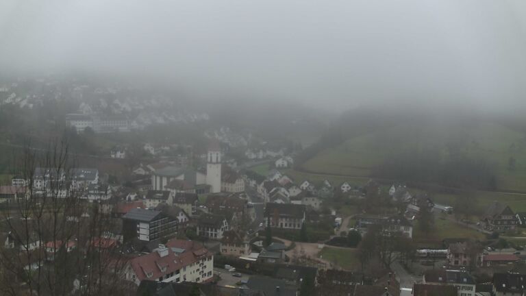 Dieses Bild zeigt eine Webcam-Aufnahme von Ottenhöfen, aufgenommen am Montag, den 22.12.2025 um 11:30 Uhr