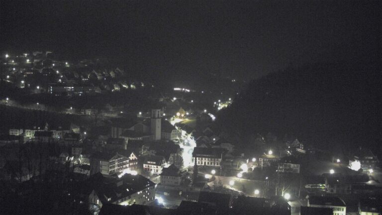 Dieses Bild zeigt eine Webcam-Aufnahme von Ottenhöfen, aufgenommen am Sonntag, den 15.02.2026 um 00:30 Uhr