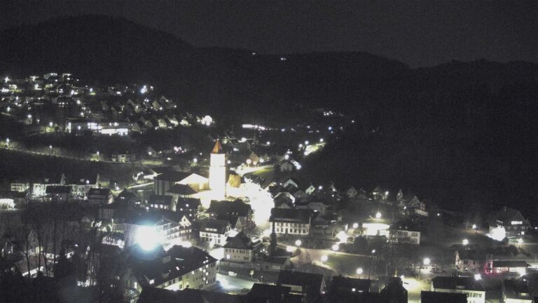 Dieses Bild zeigt eine Webcam-Aufnahme von Ottenhöfen, aufgenommen am Donnerstag, den 05.03.2026 um 19:40 Uhr