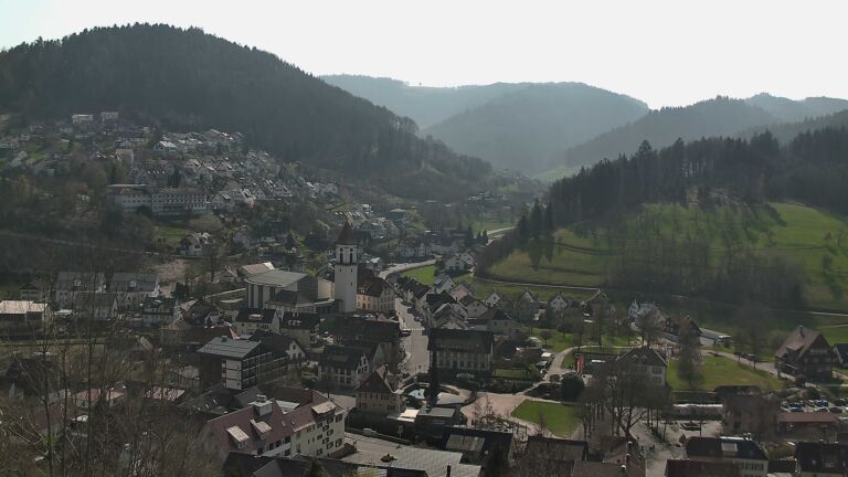 Dieses Bild zeigt eine Webcam-Aufnahme von Ottenhöfen, aufgenommen am Sonntag, den 22.03.2026 um 12:00 Uhr